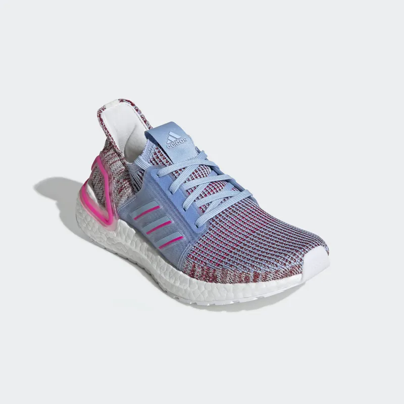adidas Ultraboost 19 Glow Blue (GS) Glow Blue/Shock Pink/Active Maroon (EE6656)