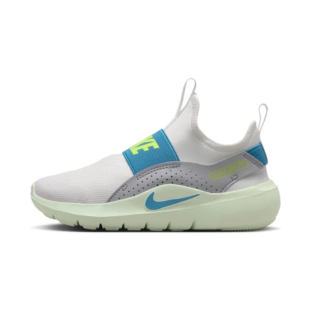 Nike Flex Runner 4 White Grey Volt Tint Dutch Blue (IF2894-103)