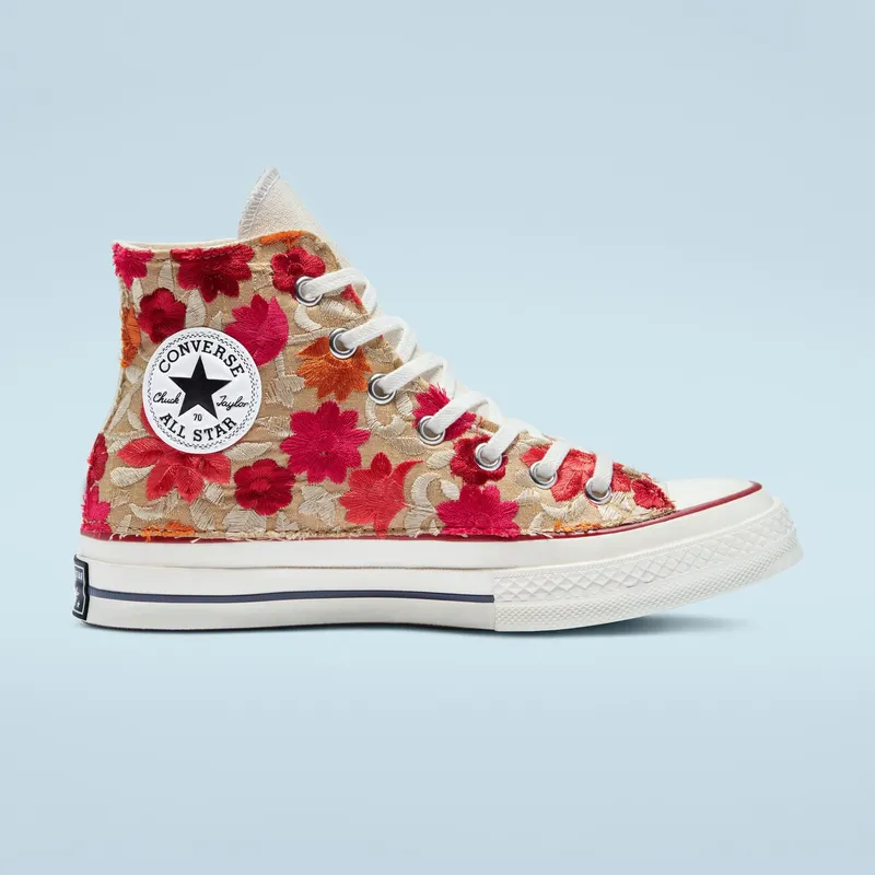 Converse Chuck 70 Embroidered Flowers Embro Flowers (A03262C)