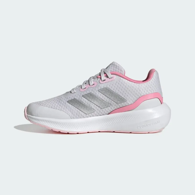 Adidas RunFalcon 3 Lace Dash Grey / Silver Metallic / Bliss Pink (IG7281)
