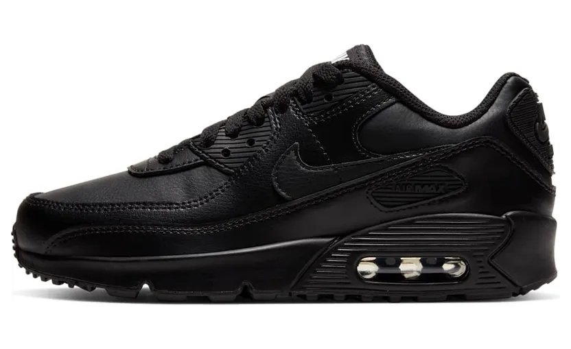 Nike Air Max 90 GS ‘Triple Black’ “Black / White” (CD6864-001)