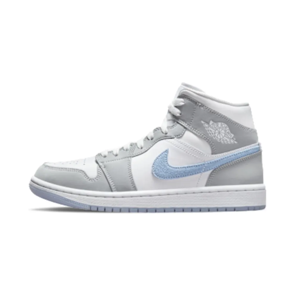Air Jordan 1 Mid Wolf Grey (2021) (BQ6472-105)