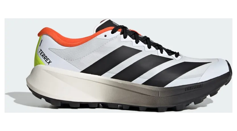 Adidas Terrex Agravic 4 Trailrunningschoenen Cloud White / Core Black / Semi Impact Orange (KJ8872)