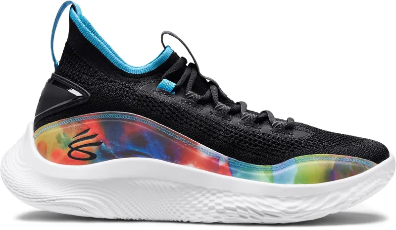 Under Armour Curry 8 Tie Dye Black Black/White-White (3024032-001)
