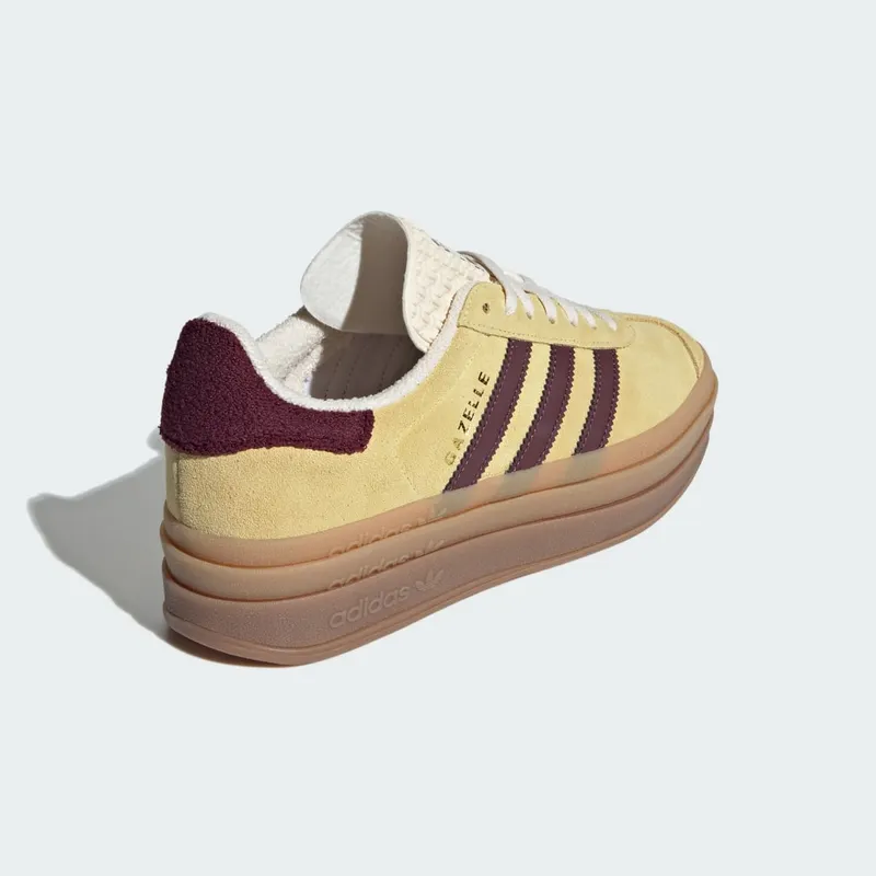 adidas Gazelle Almost Yellow / Maroon / Wonder White (IF5937)