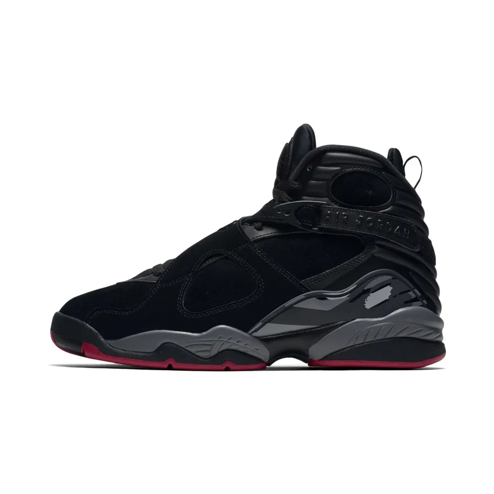 Jordan 8 Retro Black Cement Black/Gym Red-Black-Wolf Grey (305381-022)