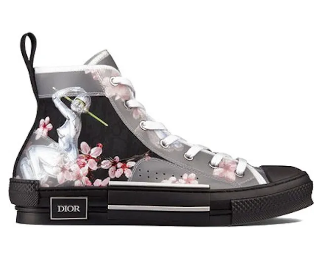 Dior B23 High Canvas Sorayama Robot Black