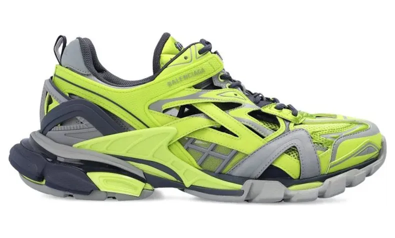 Balenciaga Track 2 Acid Green Grey Dark Grey (568615-W3AE2-3512)