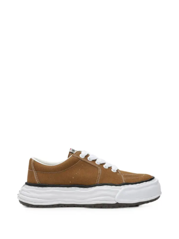 Maison MIHARA YASUHIRO Eric OG with chunky zool and contrasterend stiksel – Brown (A16FW703CO)
