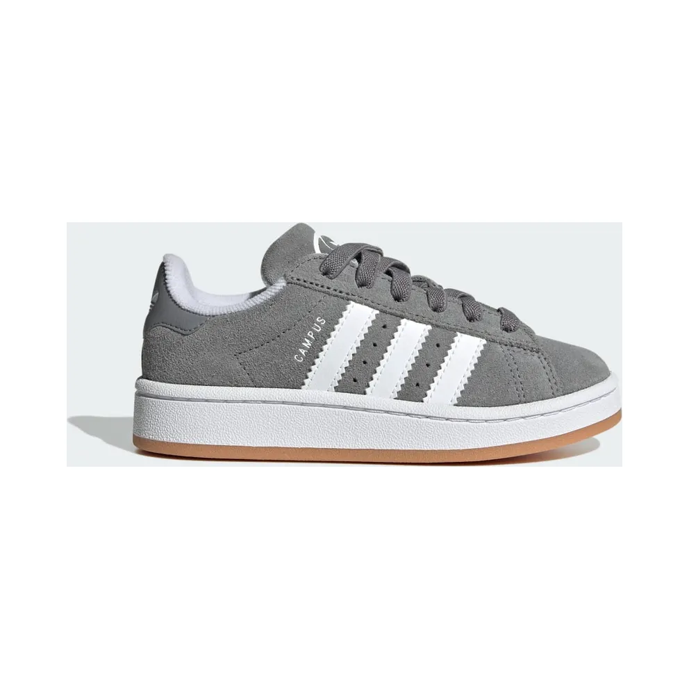 adidas Campus 00s Elastic Lace Kids Grey Three / Cloud White / Gum (JI4330)
