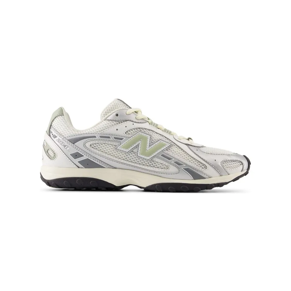 New Balance 204L “Silver Metallic / Sage Green” (U204LSWB)
