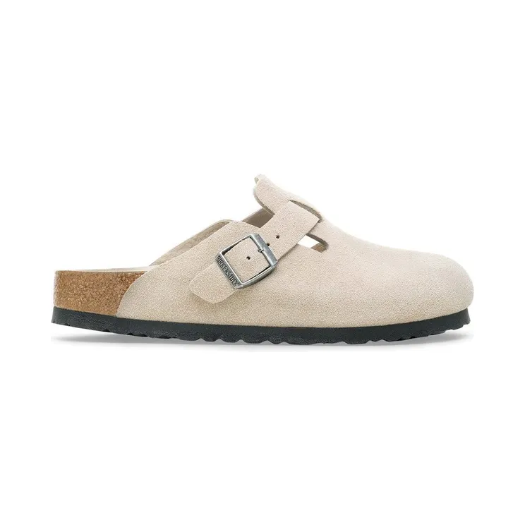Birkenstock Boston Soft Footbed Suede Oyster Tonal (1030789)