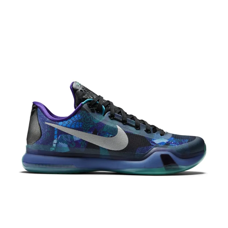 Nike Kobe 10 Peach Jam Emerald Glow/Reflect Silver-Court Purple (705317-305)