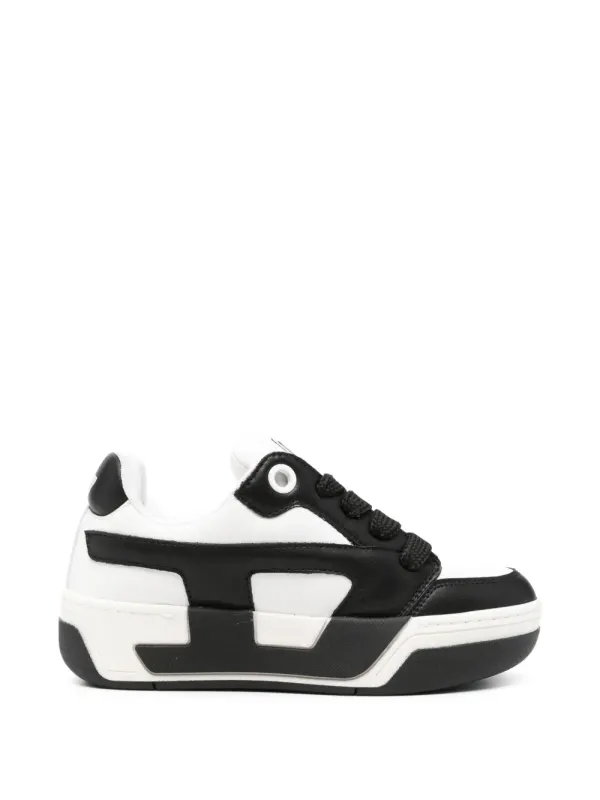 Diesel S-D Ollie logo-patch panelled sneakers – White (Y03795P7483)
