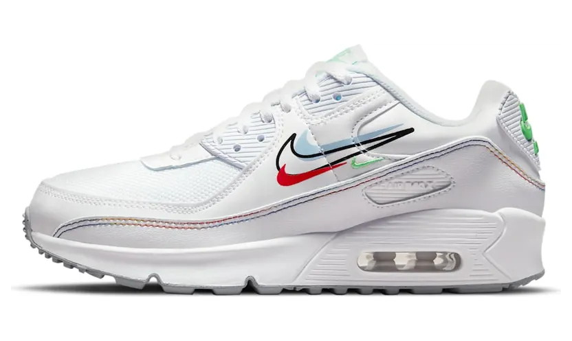 Nike Air Max 90 “White / Light Green Spark / Aluminum-Black” (DN3730100)
