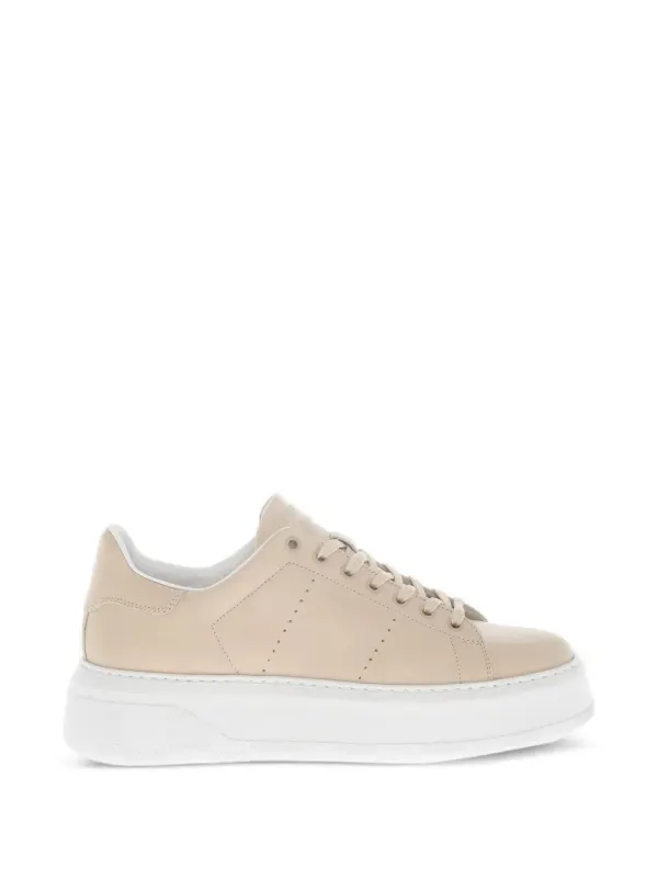 Woolrich low-top leather – Beige (CMWFFO1510FRUWF220W1510)