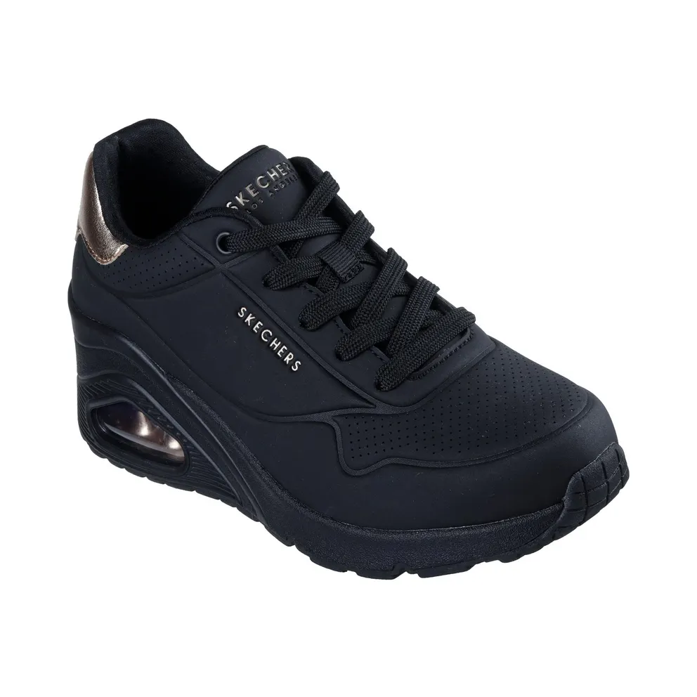 Skechers Uno Wedge – HI Steps Sneaker Black