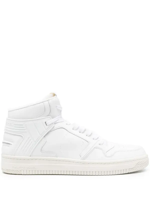 Philippe Model Paris La Grande leren – White (LGMUV002)