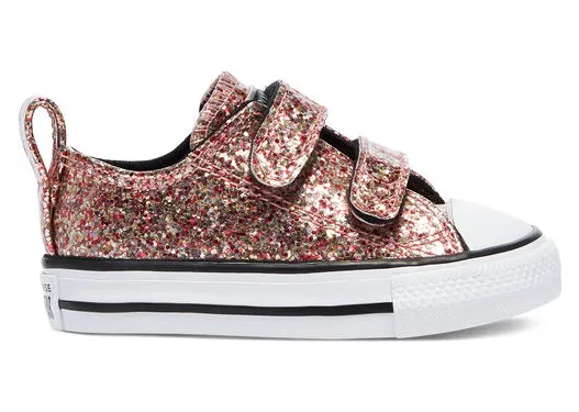 Converse Coated Glitter Easy-On Chuck Taylor All Star Low Top Black Black (769806C)