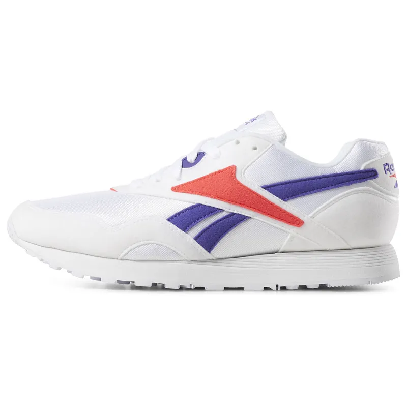 Reebok Rapide White / Team Purple / Neon Red