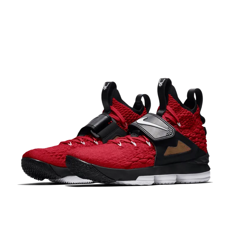 Nike LeBron 15 Red Diamond Turf University Red/White-Black (AO9144-600)