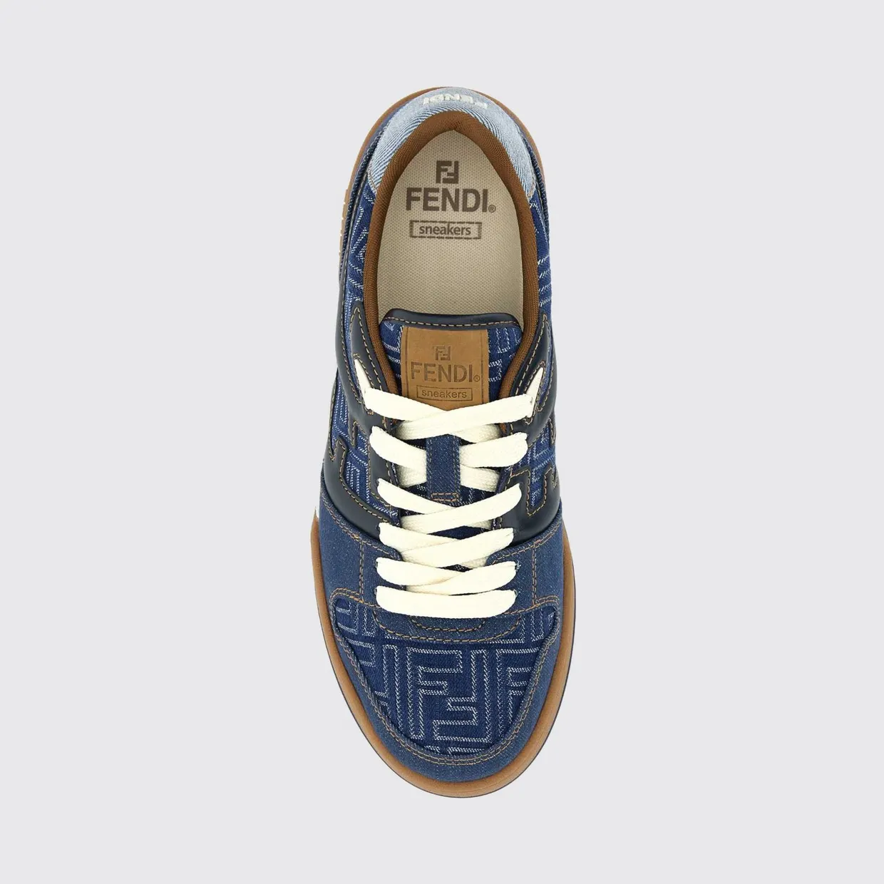 Fendi Sneakers Grey (7E1495AU2NF1SVJ) (2)