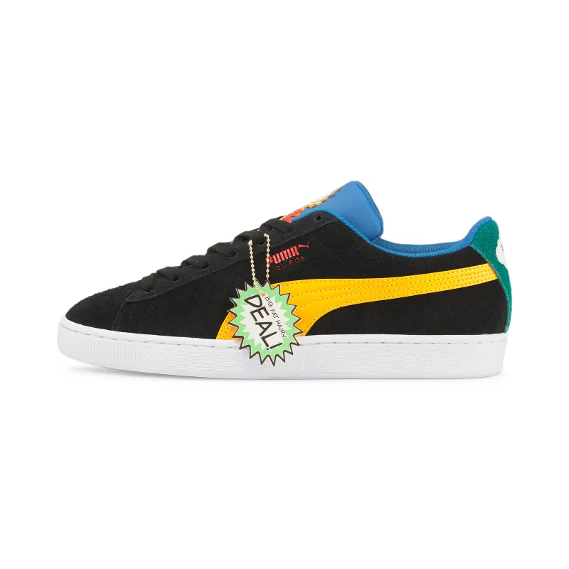 Puma Suede Garfield Dark Cheddar / Celandine / Vallarta Blue (384182-01)
