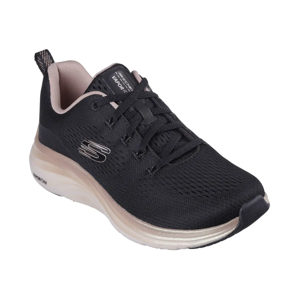 Skechers Vapor Foam – Midnight Glimmer – Black / Roos Gold – “Black” (150025 BKRG)