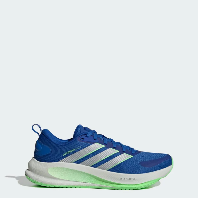 Adidas SUPERNOVA EASE 2 M Running Shoes Blue / Silver Metallic / Lime Burst (JQ3910)