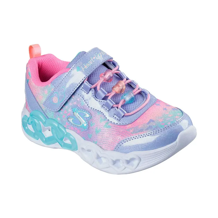 Skechers Infinite Heart Lights – Heart Jewels “Lavender” (303261LLVMT)