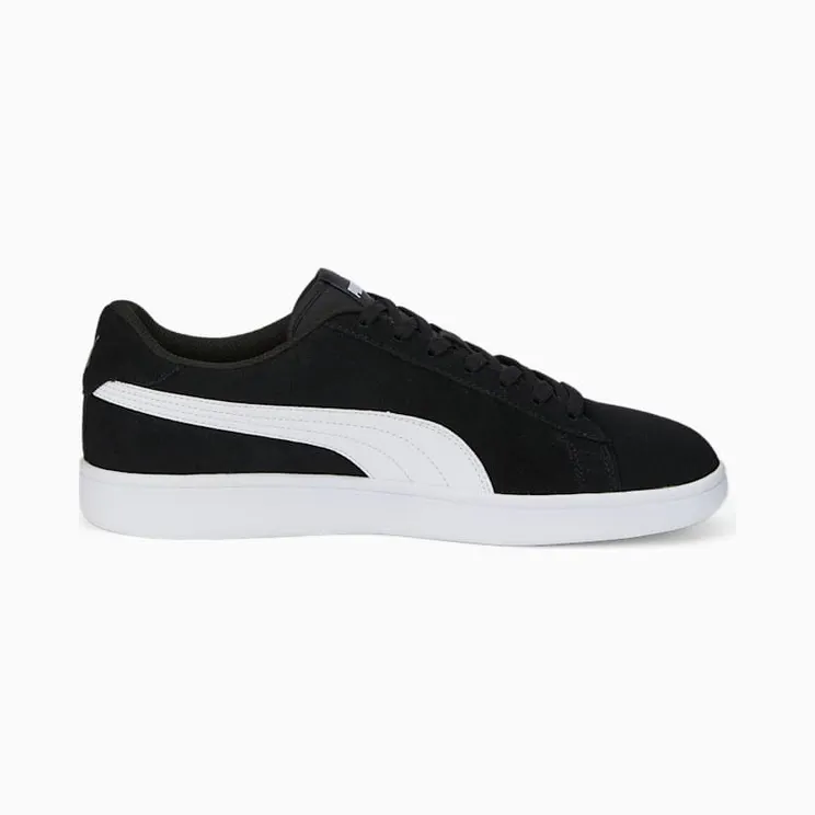 Puma Smash V2 brede Wit/Zwart (386436-01)