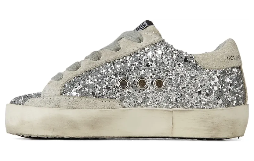 Golden Goose Baby Silver Glitter Super-Star Classic Sneakers (GJF00101.F000416.70136) (3)