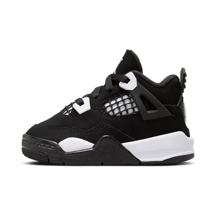 Jordan 4 Retro TD White Thunder “Black / White” (FV4538-001)