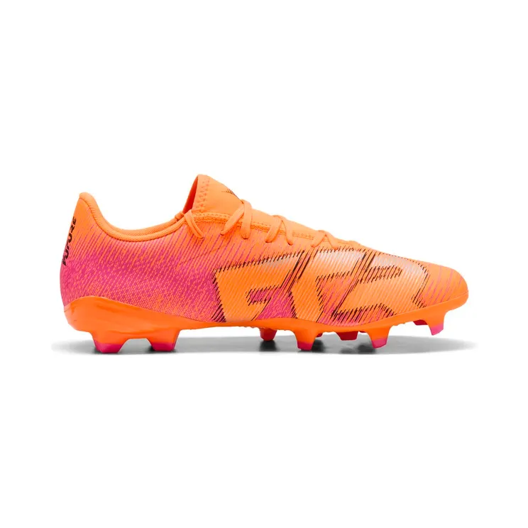 Puma Future 8 Play FG/AG Fußballschuhe 02 Puma black/fizzy light/green terrain 41 “Black ½ EU” (108602)