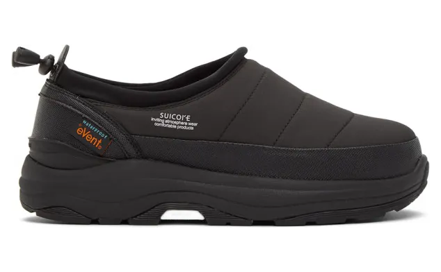 Suicoke Black Insulated Pepper Slip-Ons (OG-235)