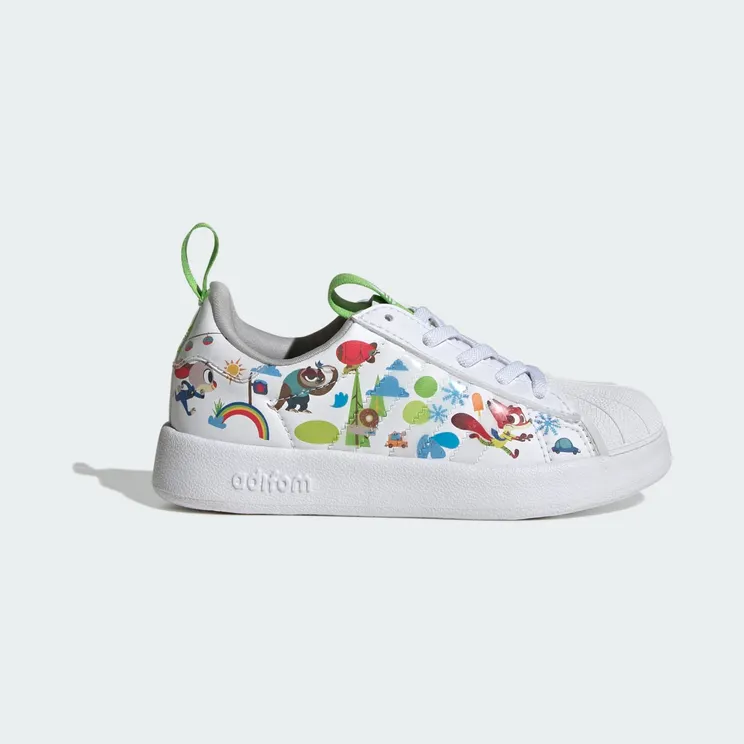 adidas adiFOM Superstar 360 Disney Cloud White Grey Two Semi Lucid Lime (JP8623)