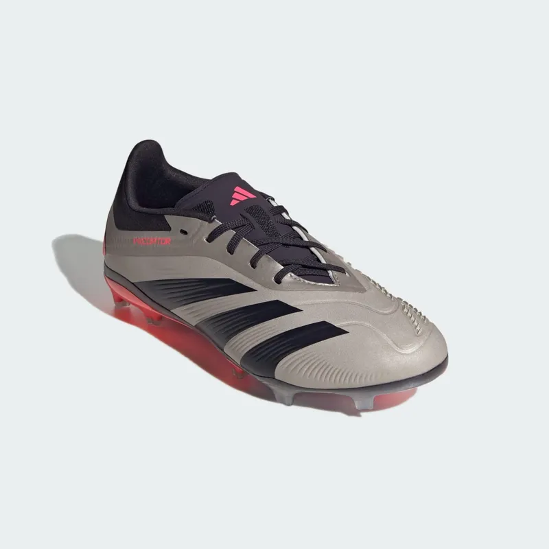 adidas Predator Elite FG Platinum Metallic Aurora Black Carbon (IF6361)