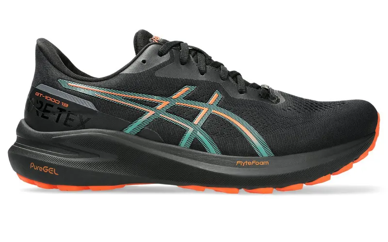 ASICS GT-1000 13 Gore-Tex Black Nova Orange (1011B857-002)