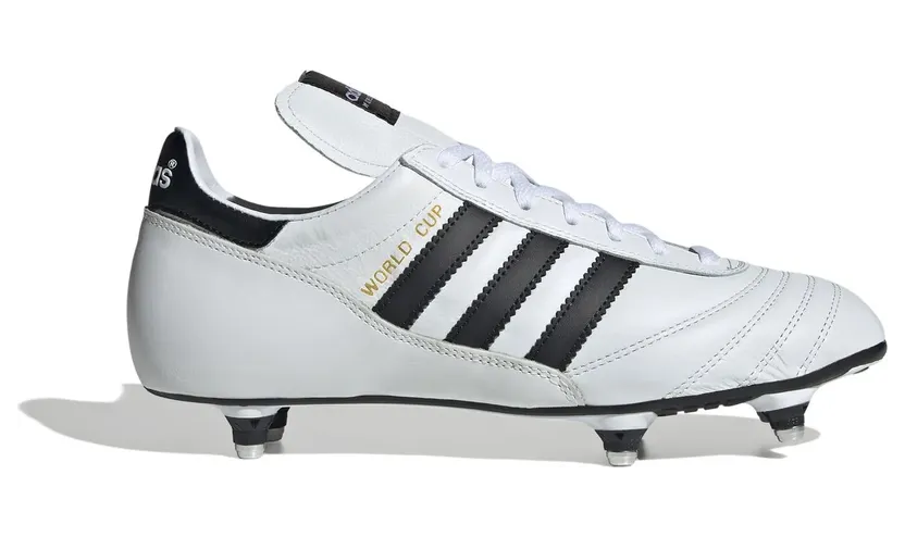 Adidas World Cup Fußballschuh Herren Stollenschuhe, weiß, Größe 41 ⅓ (ID4044)