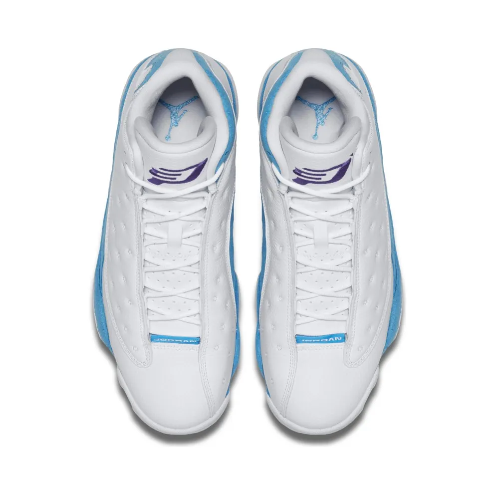 Jordan 13 Retro Chris Paul Home White/India Blue/Purple Campus (807504-107)