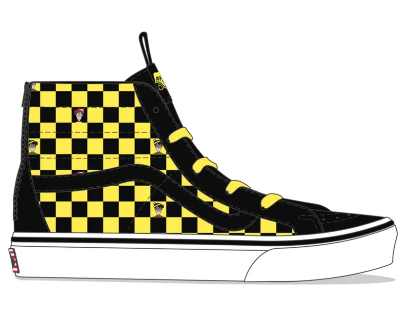 Vans Sk8-Hi Zip Wheres Waldo Odlaw (TD) (VN0A4BV14UE)