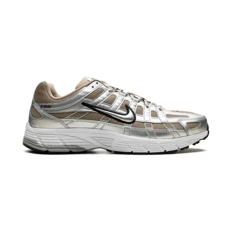 Nike P-6000 Khaki Metallic Silver sneakers – Beige (HQ3030)