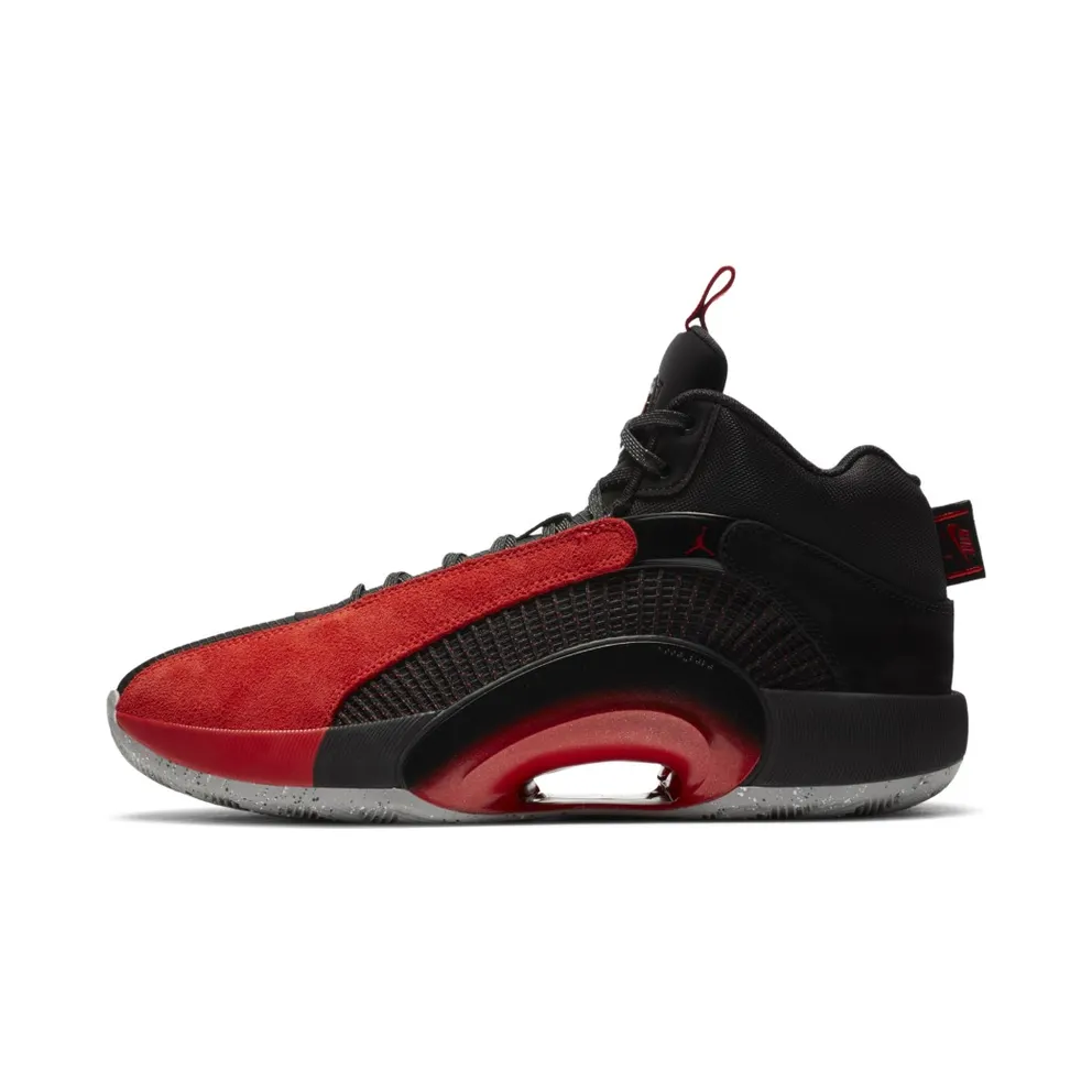 Jordan XXXV Warrior Black/University Red-Cement Grey (DA2625-600)