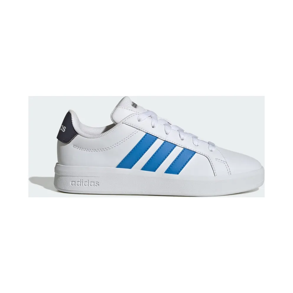 Adidas GRAND COURT 3.0 Shoes JUNIOR Cloud White / Lucid Ray Blue / Aurora Onix (JP9364)