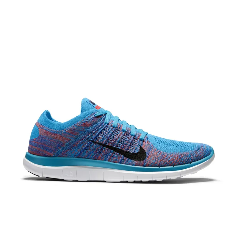 Nike  Free 4.0 Flyknit Blue Lagoon Bright Crimson Blue Lagoon/Bright Crimson-Game Royal-White (631053-403)