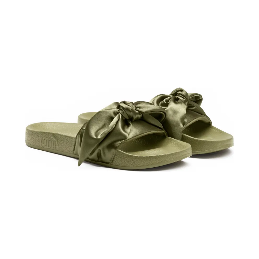 Puma Bow Slide Rihanna Fenty Olive (W) Olive Branch/Puma Silver (365774-01)