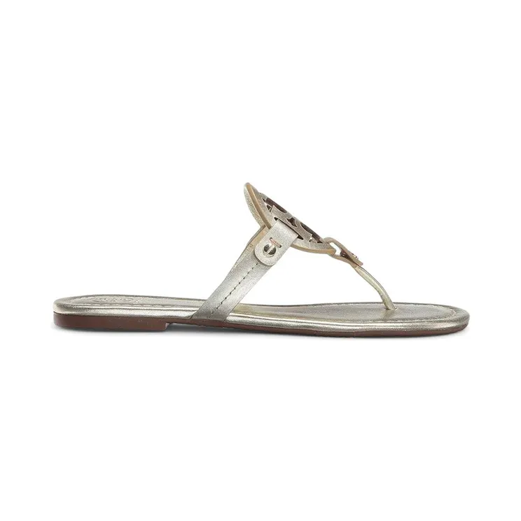 Tory Burch Miller Sandals Metallic Spark Gold (36540-723)