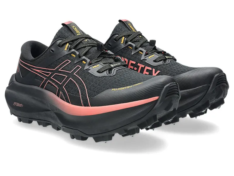 ASICS FUJISETSU MAX GTX “Black / Dark Pink Clay” (1012B893-001)