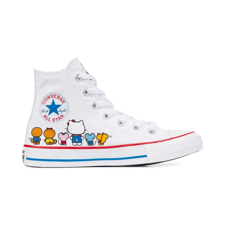 Converse Hello Kitty x Chuck Taylor All Star Canvas Hi ‘White’ White (162944C)