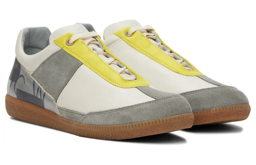 A-COLD-WALL* Off-White & Silver Shard Track Sneakers (ACWUF047) (4)